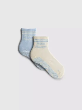 Pack de 2 pares de calcetines cortos de yoga