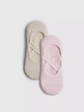 Pack de 2 pares de calcetines de ballet y yoga