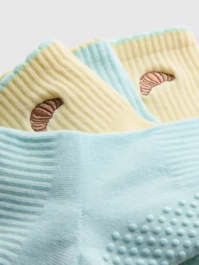 Pack de 2 pares de calcetines de yoga «Croissant»