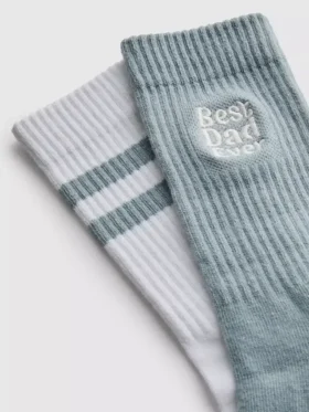 Pack de 2 pares de calcetines «El mejor papá»