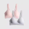 Pack de 2 sujetadores sin costuras para estar por casa