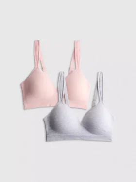 Pack de 2 sujetadores sin costuras para estar por casa