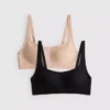 Pack de 2 tops cortos de Ropa Moldeadora y Alisadora