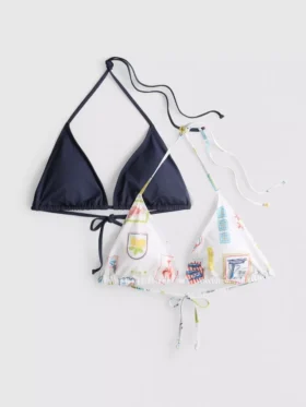 Pack de 2 tops de bikini triangulares