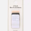 Pack de 3 alargadores de sujetador con corchetes