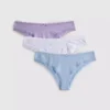 Pack de 3 braguitas brasileñas con alto contenido en algodón