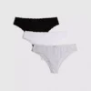 Pack de 3 braguitas brasileñas de algodón
