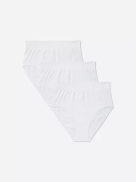 Pack de 3 braguitas de talle alto