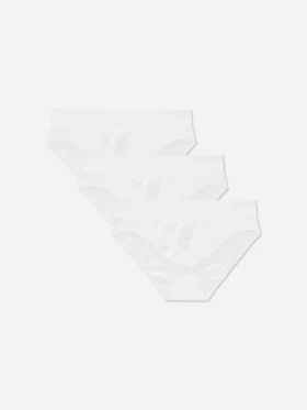 Pack de 3 braguitas de talle alto