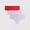 Pack de 3 braguitas hipster de microfibra acanaladas