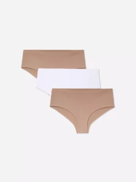 Pack de 3 braguitas hipster invisibles básicas
