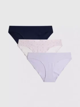 Pack de 3 braguitas mini invisibles con alto contenido en algodón
