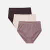 Pack de 3 braguitas sin costuras de cintura alta