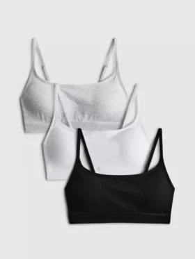 Pack de 3 bralettes sin aros