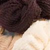 Pack de 3 gomas para el pelo arrugadas