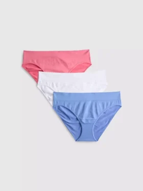 Pack de 3 minibragas fruncidas sin costuras