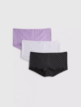 Pack de 3 minibraguitas sin costuras