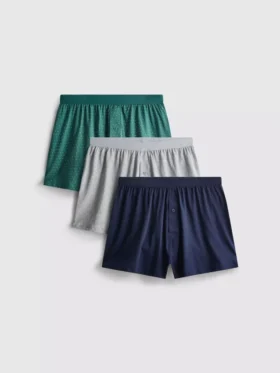 Pack de 3 pantalones cortos bóxer holgados