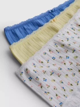 Pack de 3 pantalones cortos de punto calado para niños