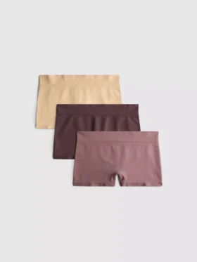 Pack de 3 pantalones cortos sin costuras