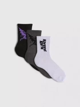 Pack de 3 pares de calcetines «Black Sabbath»