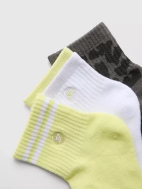 Pack de 3 pares de calcetines cortos deportivos