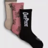 Pack de 3 pares de calcetines de una sola pieza con ribete