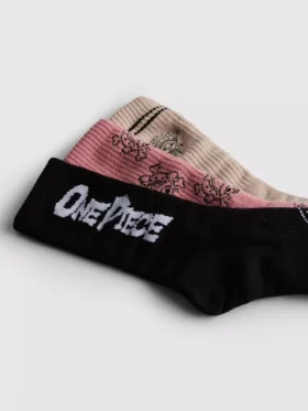 Pack de 3 pares de calcetines de una sola pieza con ribete