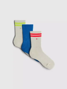 Pack de 3 pares de calcetines deportivos de caña media