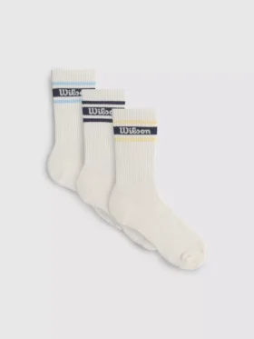 Pack de 3 pares de calcetines deportivos Wilson