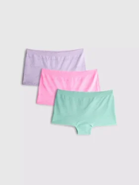 Pack de 3 shorts tipo «boy shorts» sin costuras «Love to Lounge»