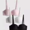 Pack de 3 sujetadores balconette de encaje integral