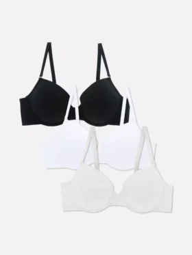 Pack de 3 sujetadores tipo camiseta