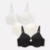 Pack de 3 sujetadores tipo camiseta