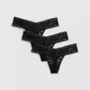 Pack de 3 tangas bandeau de encaje