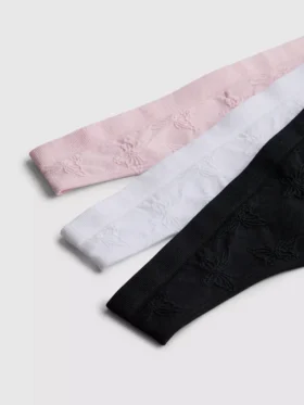 Pack de 3 tangas de jacquard sin costuras
