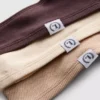 Pack de 3 tangas Miami acanaladas con alto contenido en algodón