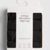 Pack de 4 braguitas de microfibra de corte alto