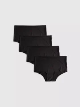 Pack de 4 braguitas de pantalones cortos de microfibra