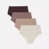 Pack de 4 braguitas de talle alto