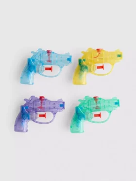Pack de 4 mini pistolas de agua de juguete