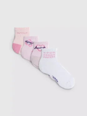 Pack de 4 pares de calcetines cortos «K-Pop Demon Hunters»