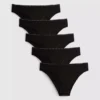 Pack de 5 braguitas brasileñas «Love to Lounge» con alto contenido en algodón