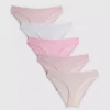 Pack de 5 minibragas de microfibra