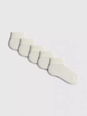 Pack de 5 pares de calcetines con puño acanalado