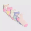 Pack de 5 pares de calcetines cortos con estampado de unicornio