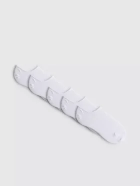 Pack de 5 pares de calcetines cortos invisibles de algodón