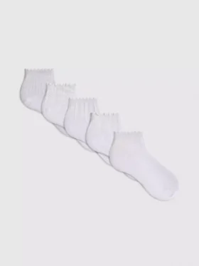Pack de 5 pares de calcetines de media caña con textura