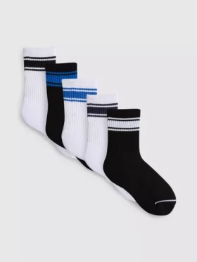 Pack de 5 pares de calcetines deportivos a rayas