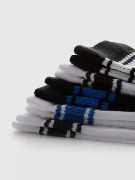Pack de 5 pares de calcetines deportivos a rayas